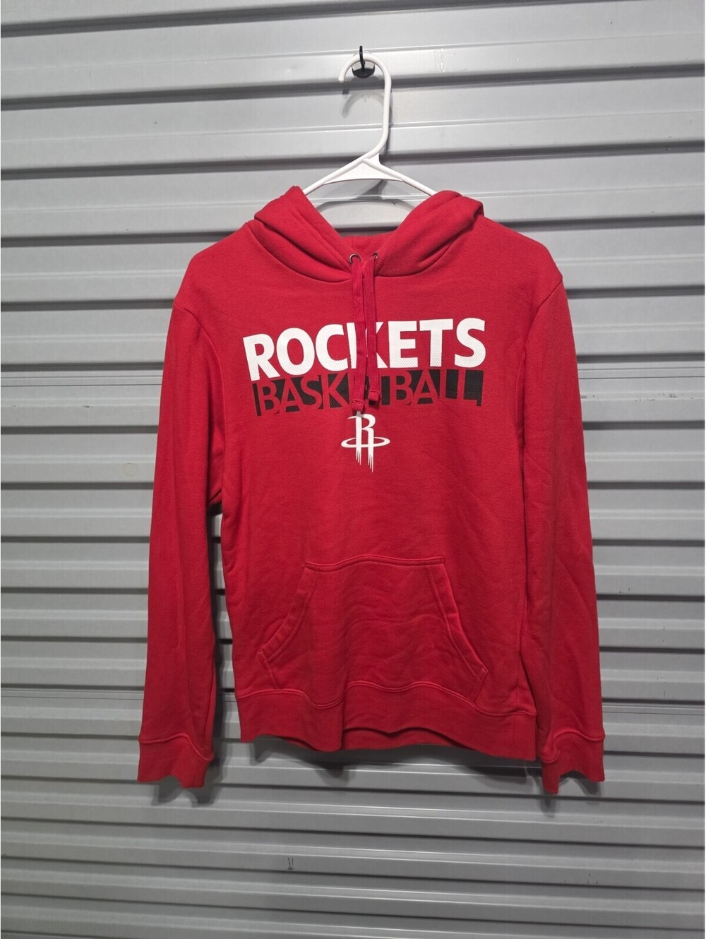 Houston Rockets NBA Red Pullover Hoodie Sweatshirt Basketball Men's Small NWOT